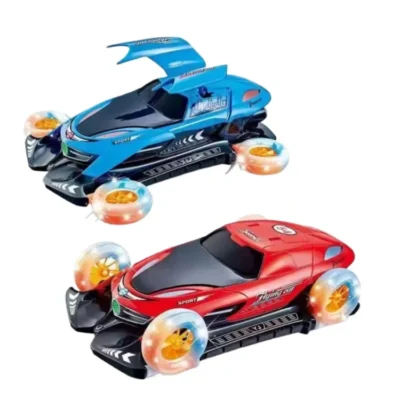 Spinning Car With Lights and Sounds Rotating Car Boys Kids Toy