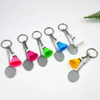 Badminton Keychain Badminton Racket Badminton Keychain Pendant Modern