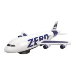 Zero Aircraft Musical Aircraft Toy with Light & Music 360 Rotation Electric Universal Plane Toy with Pretend Take Off and Landing