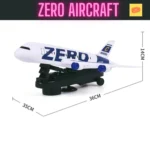 Zero Aircraft Musical Aircraft Toy with Light & Music 360 Rotation Electric Universal Plane Toy with Pretend Take Off and Landing - Image 4