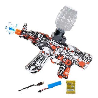 Kids 2in1 Foam Bullets + Jelly Balls Rechargable Gun with USB