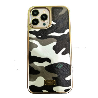 iPhone 13 Pro Max 360° Protection Camo Flash Series Creative Phone Case – Black