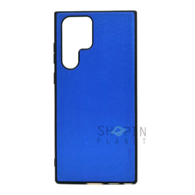 Samsung Galaxy S22 Ultra GKS Design Creative Series Leather Case – Blue