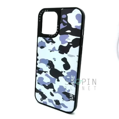 iPhone 12 Pro Max Phone Cover – Camouflage Black