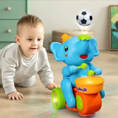 Battery-Operated Musical Elephant