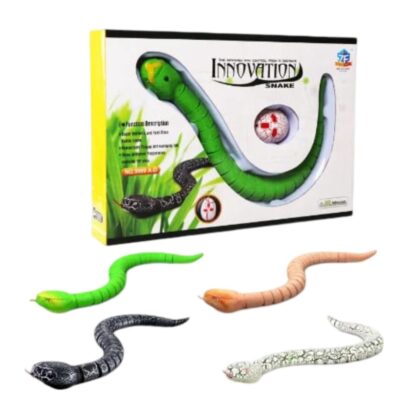 Remote Control Snake Infrared RC Animal Toys Rattlesnake With USB Cable