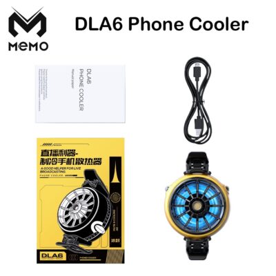 Memo DLA6 Mobile Phone Radiator Phone For PUBG Phone Cooler Mobile Phone Cooling Fan