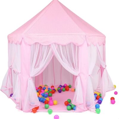 Princess Castle Playing Tent Hexagon Barbie Theme