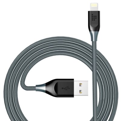 Tronsmart Lta14 Nylon 4ft Lightning Cable Grey