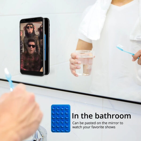 Silicone Suction Pad Phone Holder Self-Adhesive Rubber Sucker Holder For VR Mobile Accessories - Image 5