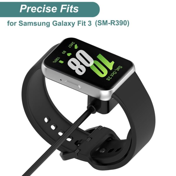 Charger for Galaxy Fit 3 SM-R390, Replacement USB Charging Cable Cord for Samsung Galaxy Fit 3 Smart Watch - Image 2