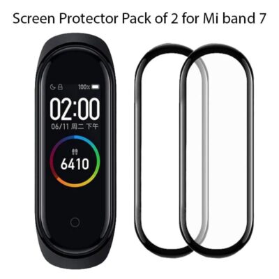 Mi Band 6 / 7 / 8 / 9 – Pack of 2 Screen Protector