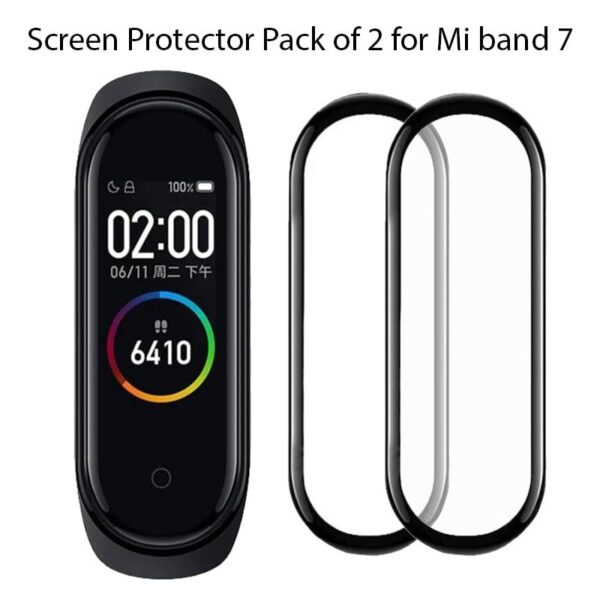 Mi Band 6 / 7 / 8 / 9 – Pack of 2 Screen Protector