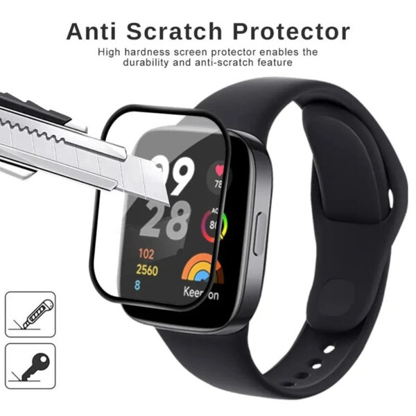 Mi Band 7 Pro / 8 Pro 3D Soft Screen Protector for Xiaomi– Pack of 2 - Image 2