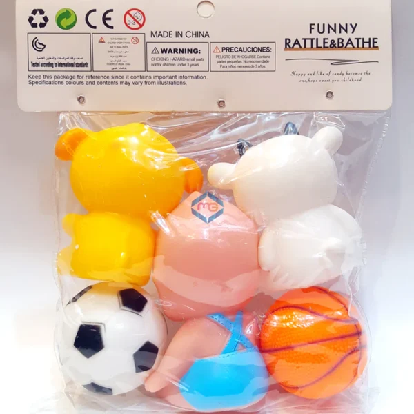 Silicon Funny Rattles Soft Toys For Kids - Image 2