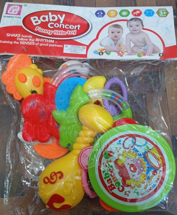 Rattle Play Set for Kids In Multi Colors - ( Chunchana) For New Born Baby